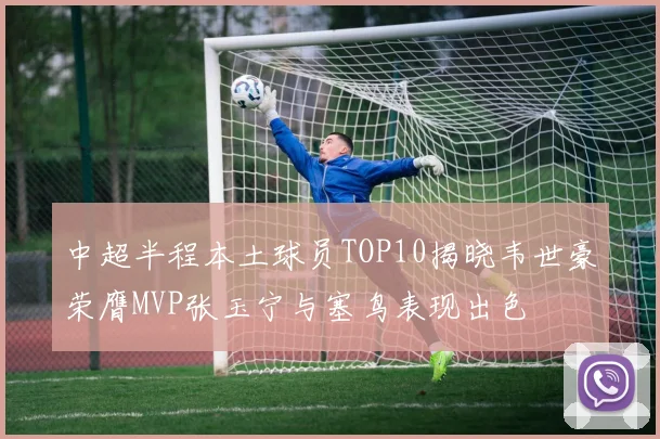 中超半程本土球员TOP10揭晓韦世豪荣膺MVP张玉宁与塞鸟表现出色
